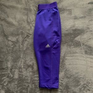 Purple Adidas Capri Leggings